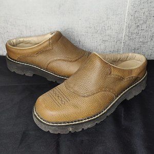 Roper Women's Brown Leather Slip On Loafer